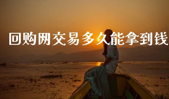 回购网交易多久能拿到钱_https://m.fansifence.com_贵金属行情_第1张