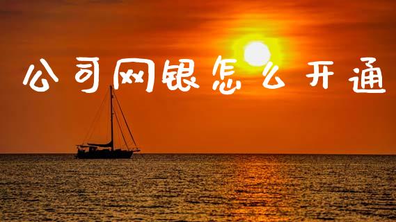 公司网银怎么开通_https://m.fansifence.com_公募基金_第1张
