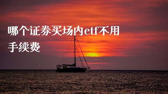 哪个证券买场内etf不用手续费_https://m.fansifence.com_个股行情_第1张
