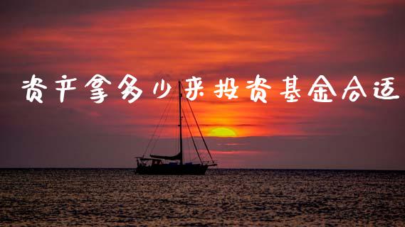 资产拿多少来投资基金合适_https://m.fansifence.com_公募基金_第1张