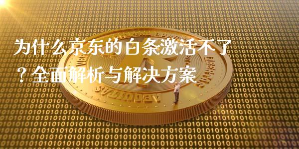 为什么京东的白条激活不了？全面解析与解决方案_https://m.fansifence.com_消费金融_第1张