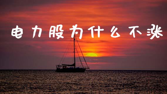 电力股为什么不涨_https://m.fansifence.com_贵金属行情_第1张