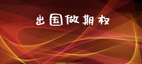 出国做期权_https://m.fansifence.com_消费金融_第1张