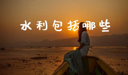 水利包括哪些_https://m.fansifence.com_个股行情_第1张