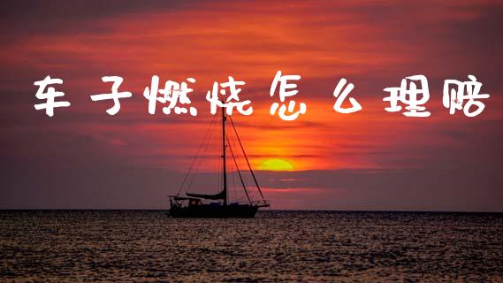 车子燃烧怎么理赔_https://m.fansifence.com_贵金属行情_第1张