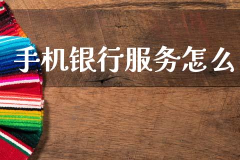 手机银行服务怎么_https://m.fansifence.com_贵金属行情_第1张
