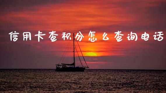 信用卡查积分怎么查询电话_https://m.fansifence.com_公募基金_第1张