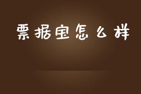票据宝怎么样_https://m.fansifence.com_公募基金_第1张