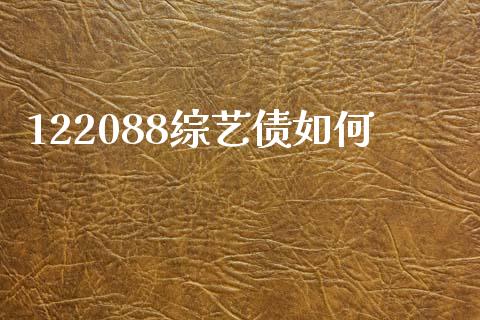 122088综艺债如何_https://m.fansifence.com_贵金属行情_第1张