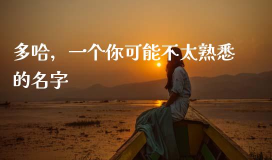 多哈，一个你可能不太熟悉的名字_https://m.fansifence.com_贵金属行情_第1张