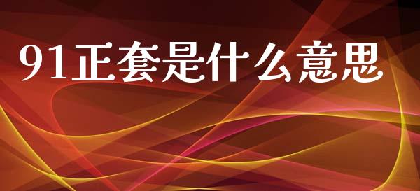 91正套是什么意思_https://m.fansifence.com_消费金融_第1张