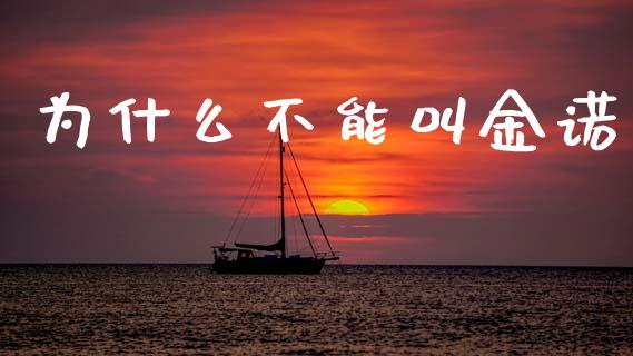 为什么不能叫金诺_https://m.fansifence.com_个股行情_第1张