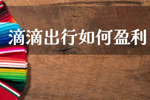 滴滴出行如何盈利_https://m.fansifence.com_公募基金_第1张