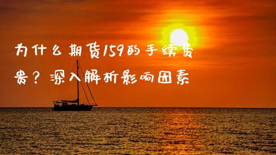 为什么期货159的手续费贵？深入解析影响因素_https://m.fansifence.com_贵金属行情_第1张