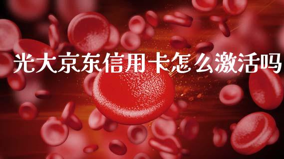 光大京东信用卡怎么激活吗_https://m.fansifence.com_消费金融_第1张