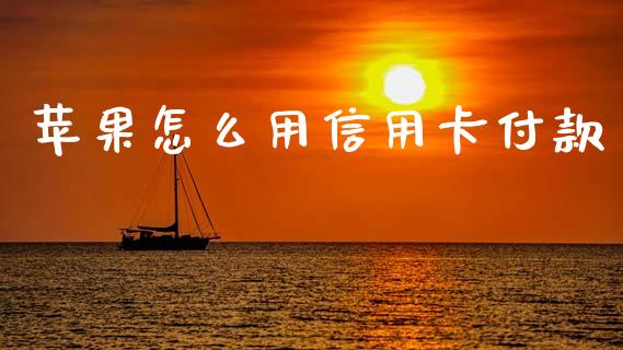 苹果怎么用信用卡付款_https://m.fansifence.com_公募基金_第1张