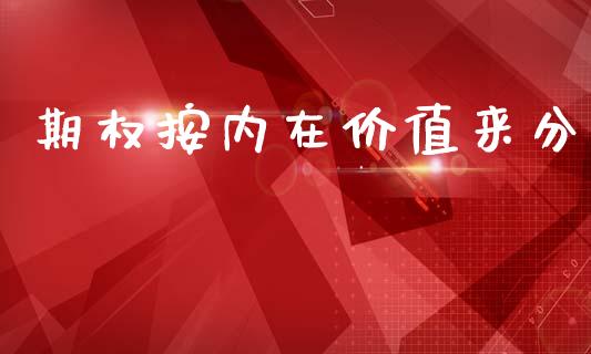 期权按内在价值来分_https://m.fansifence.com_消费金融_第1张
