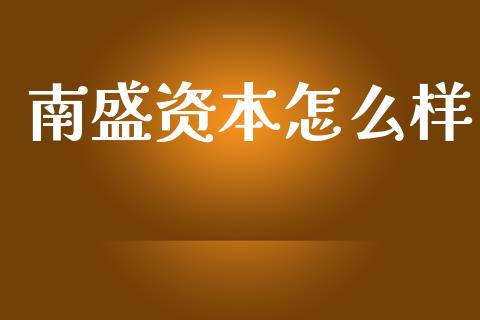 南盛资本怎么样_https://m.fansifence.com_消费金融_第1张