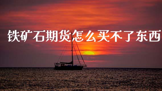 铁矿石期货怎么买不了东西_https://m.fansifence.com_消费金融_第1张