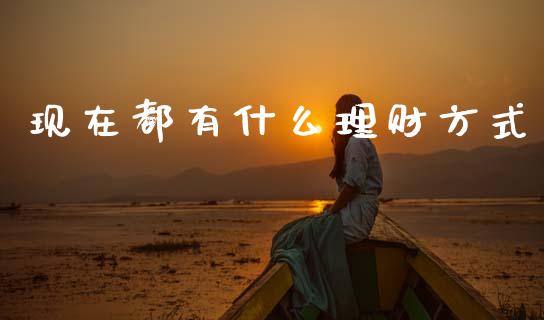 现在都有什么理财方式_https://m.fansifence.com_个股行情_第1张