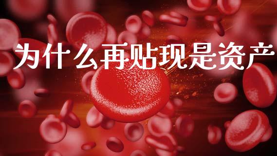 为什么再贴现是资产_https://m.fansifence.com_个股行情_第1张