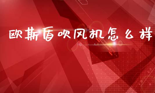 欧斯盾吹风机怎么样_https://m.fansifence.com_公募基金_第1张
