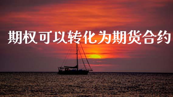 期权可以转化为期货合约_https://m.fansifence.com_贵金属行情_第1张