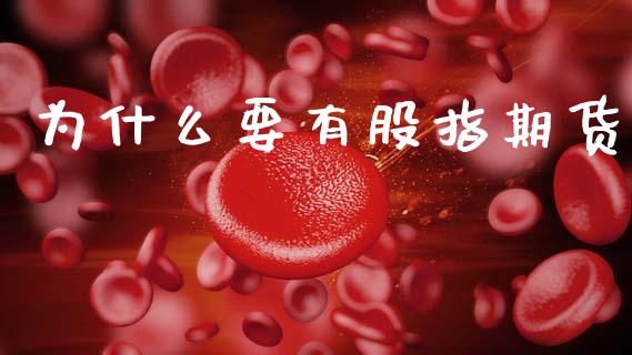 为什么要有股指期货_https://m.fansifence.com_公募基金_第1张