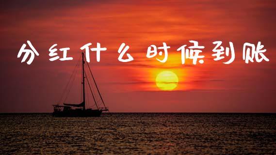分红什么时候到账_https://m.fansifence.com_公募基金_第1张