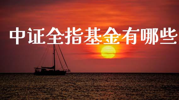 中证全指基金有哪些_https://m.fansifence.com_公募基金_第1张