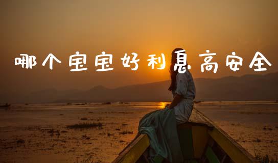 哪个宝宝好利息高安全_https://m.fansifence.com_消费金融_第1张