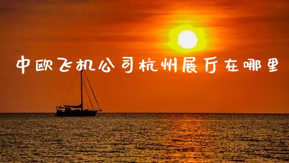 中欧飞机公司杭州展厅在哪里_https://m.fansifence.com_公募基金_第1张