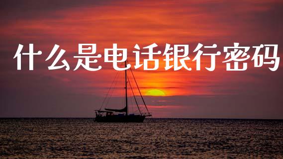 什么是电话银行密码_https://m.fansifence.com_个股行情_第1张