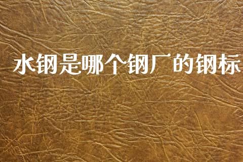 水钢是哪个钢厂的钢标_https://m.fansifence.com_公募基金_第1张