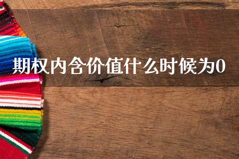 期权内含价值什么时候为0_https://m.fansifence.com_个股行情_第1张