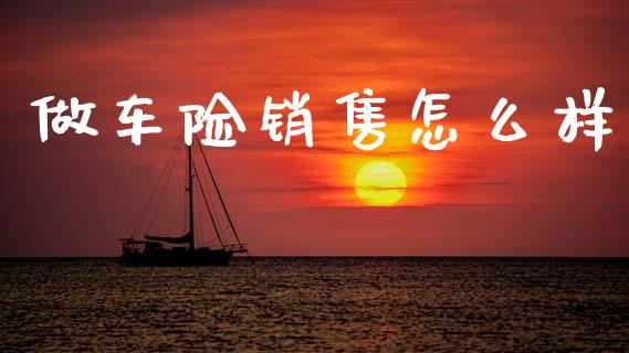 做车险销售怎么样_https://m.fansifence.com_消费金融_第1张