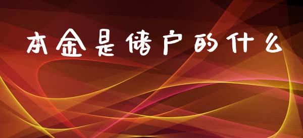 本金是储户的什么_https://m.fansifence.com_个股行情_第1张