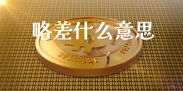 略差什么意思_https://m.fansifence.com_个股行情_第1张