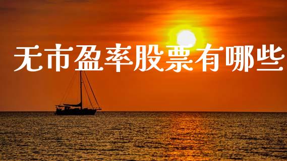 无市盈率股票有哪些_https://m.fansifence.com_消费金融_第1张