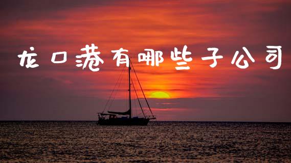 龙口港有哪些子公司_https://m.fansifence.com_个股行情_第1张
