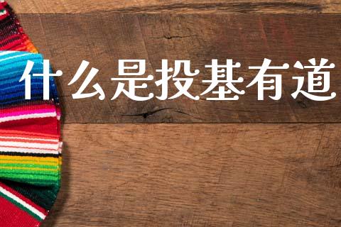 什么是投基有道_https://m.fansifence.com_贵金属行情_第1张