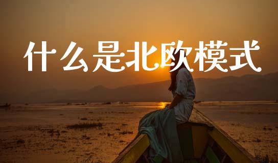 什么是北欧模式_https://m.fansifence.com_贵金属行情_第1张