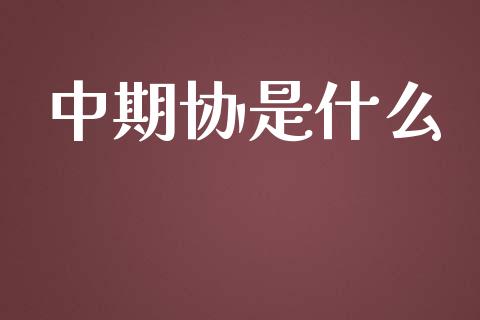 中期协是什么_https://m.fansifence.com_贵金属行情_第1张