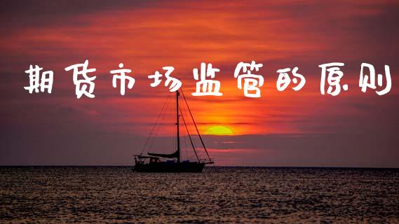 期货市场监管的原则_https://m.fansifence.com_贵金属行情_第1张