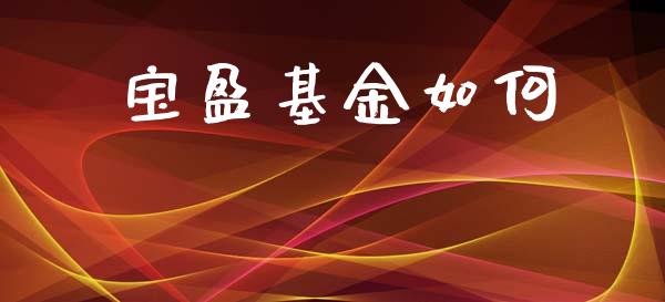 宝盈基金如何_https://m.fansifence.com_消费金融_第1张