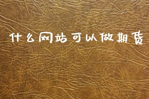 什么网站可以做期货_https://m.fansifence.com_公募基金_第1张