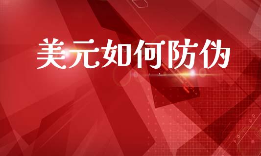 美元如何防伪_https://m.fansifence.com_消费金融_第1张