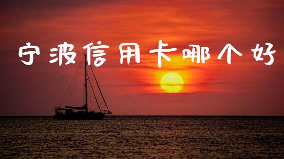 宁波信用卡哪个好_https://m.fansifence.com_贵金属行情_第1张
