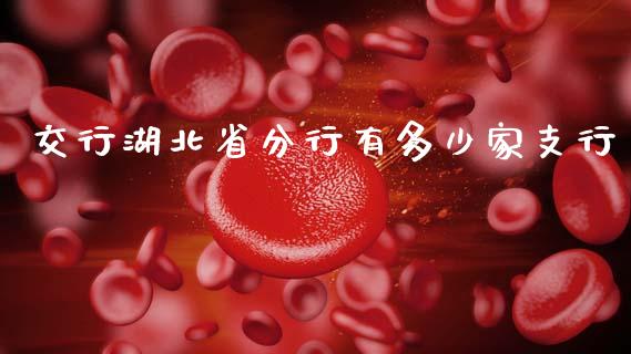 交行湖北省分行有多少家支行_https://m.fansifence.com_个股行情_第1张