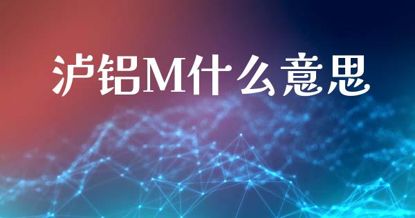 泸铝M什么意思_https://m.fansifence.com_个股行情_第1张